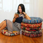 Round Cotton Linen Tatami Floor Cushion