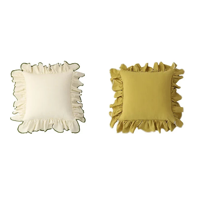 Ruffle Edge Cushion Cover
