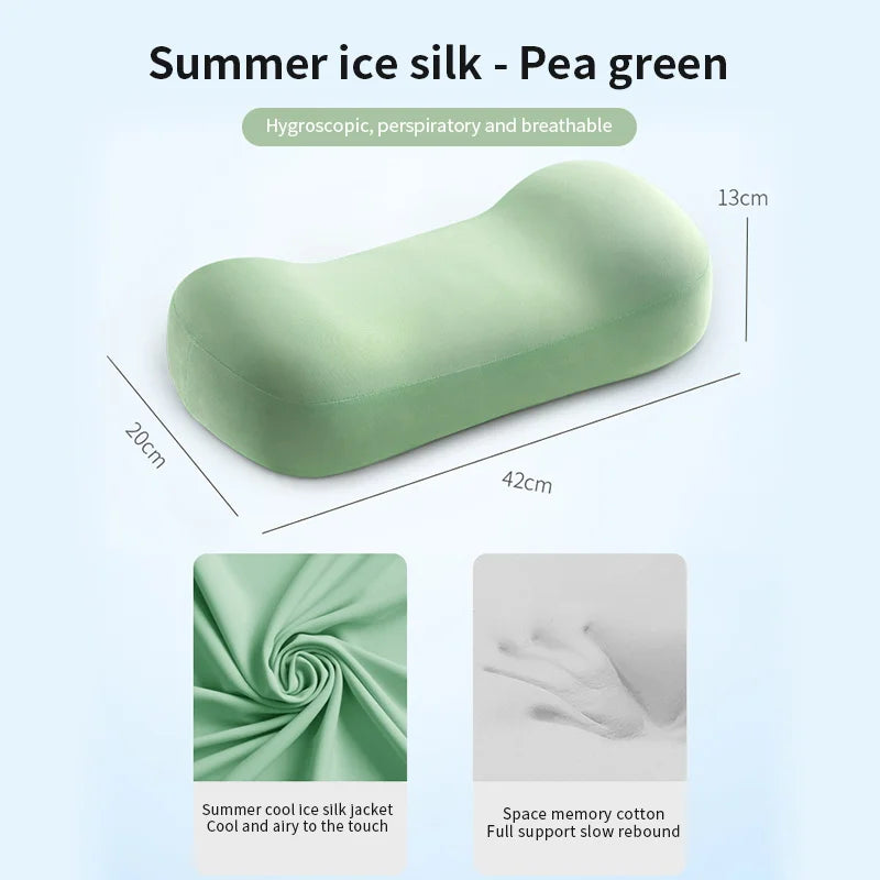 Ice Silk Memory Foam Neck Pillow