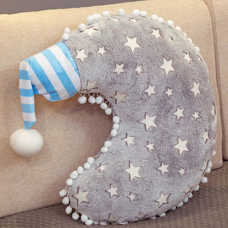 Plush Cloud, Moon &amp; Star Cushion