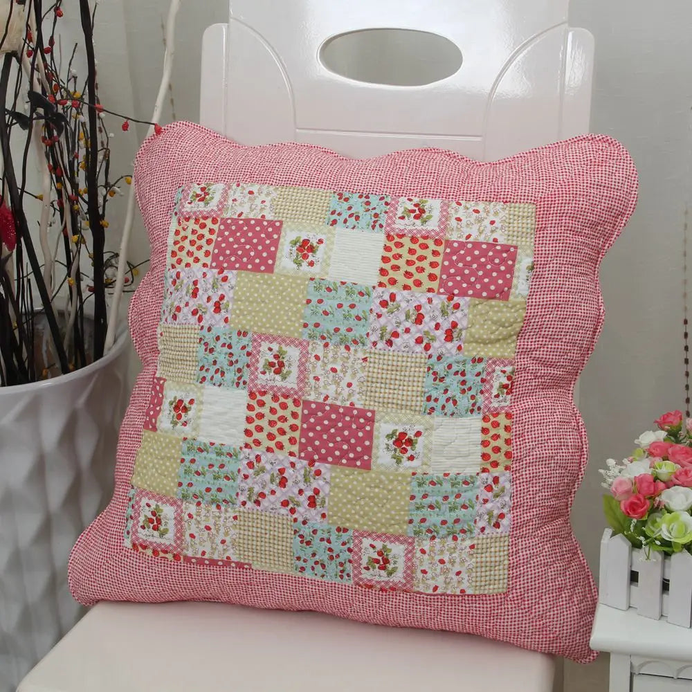 Flower-Shaped Throw Pillow
