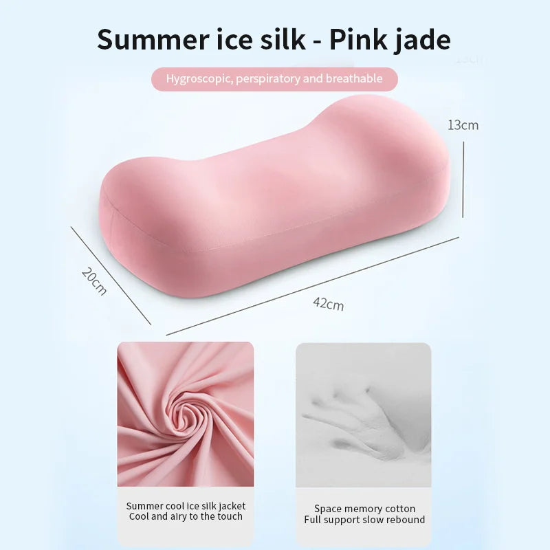 Ice Silk Memory Foam Neck Pillow