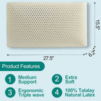 Talalay Latex Pillow — Queen