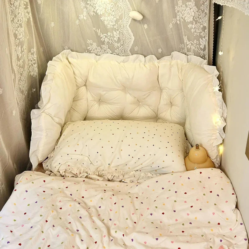 Tufted Bed Backrest Reading Pillow