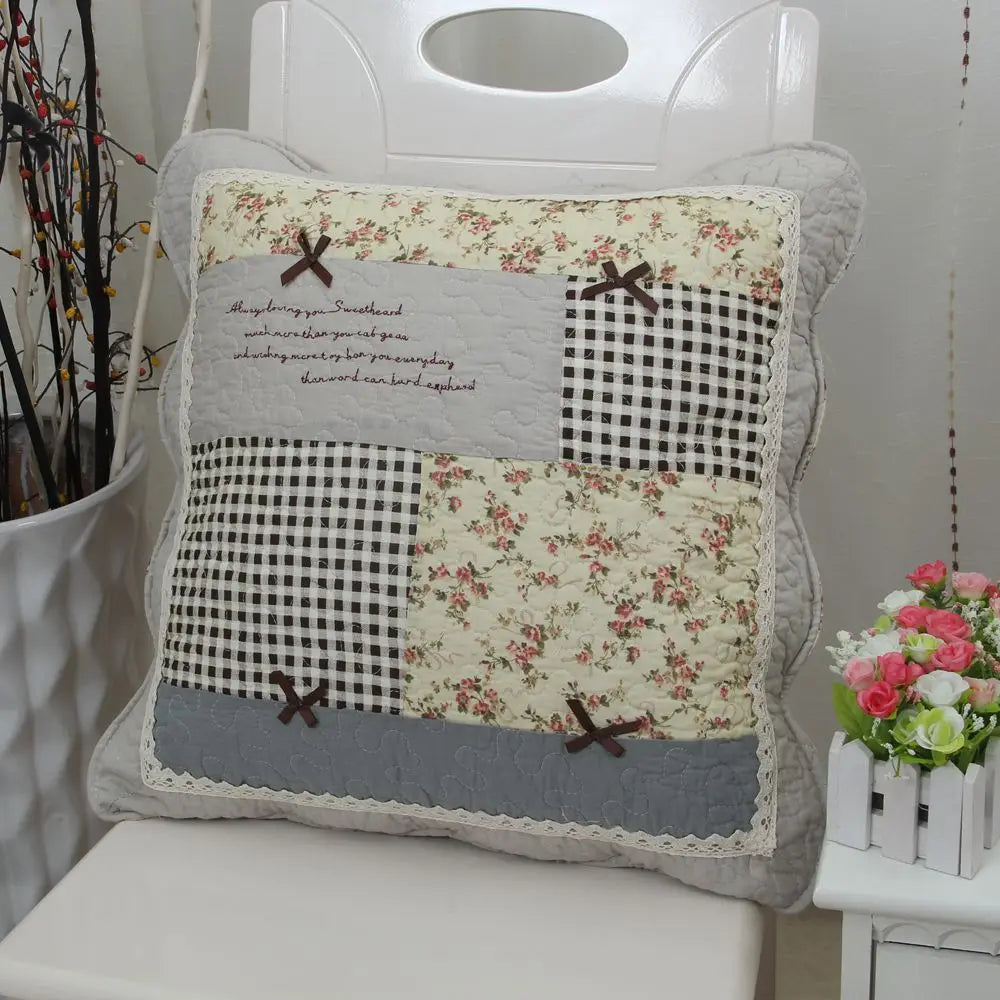 Flower-Shaped Throw Pillow