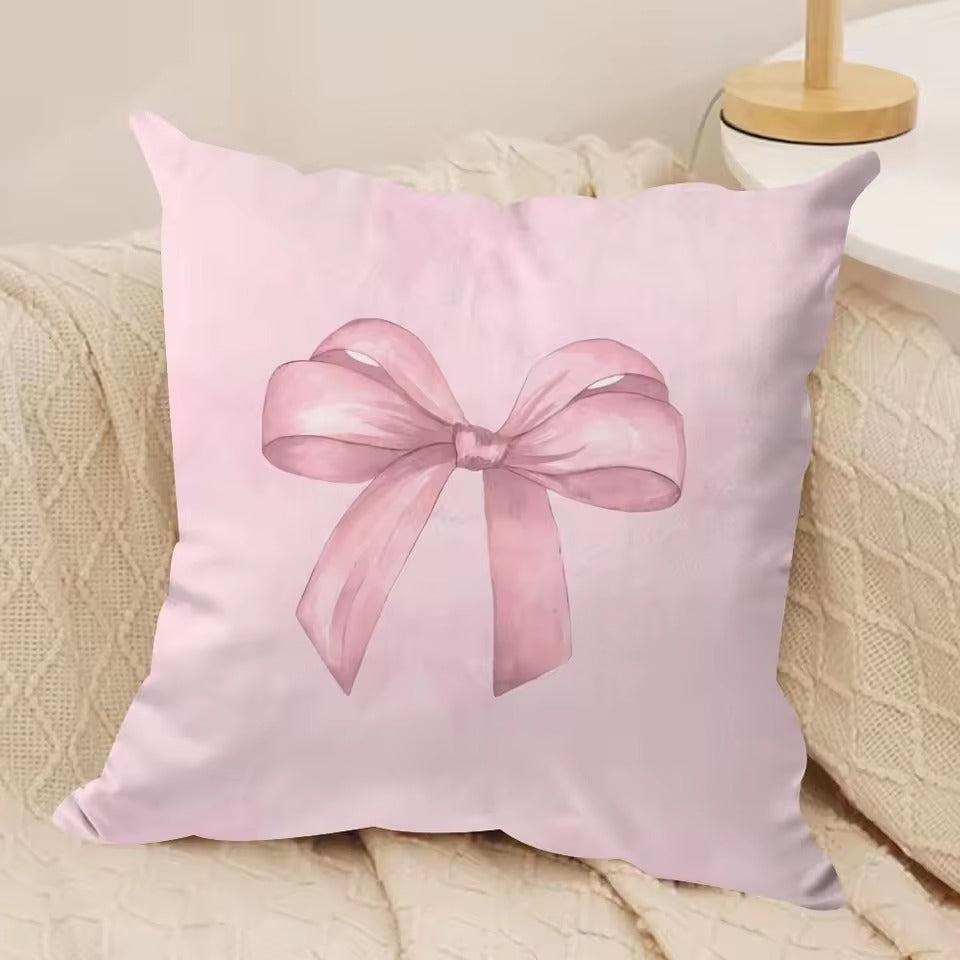 Cherry Blossom Bow Cushion Cover - Design 1