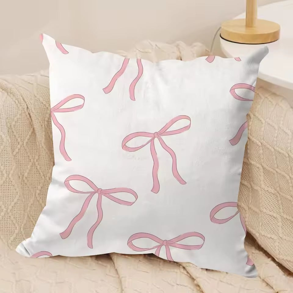 Cherry Blossom Bow Cushion Cover - Design 4