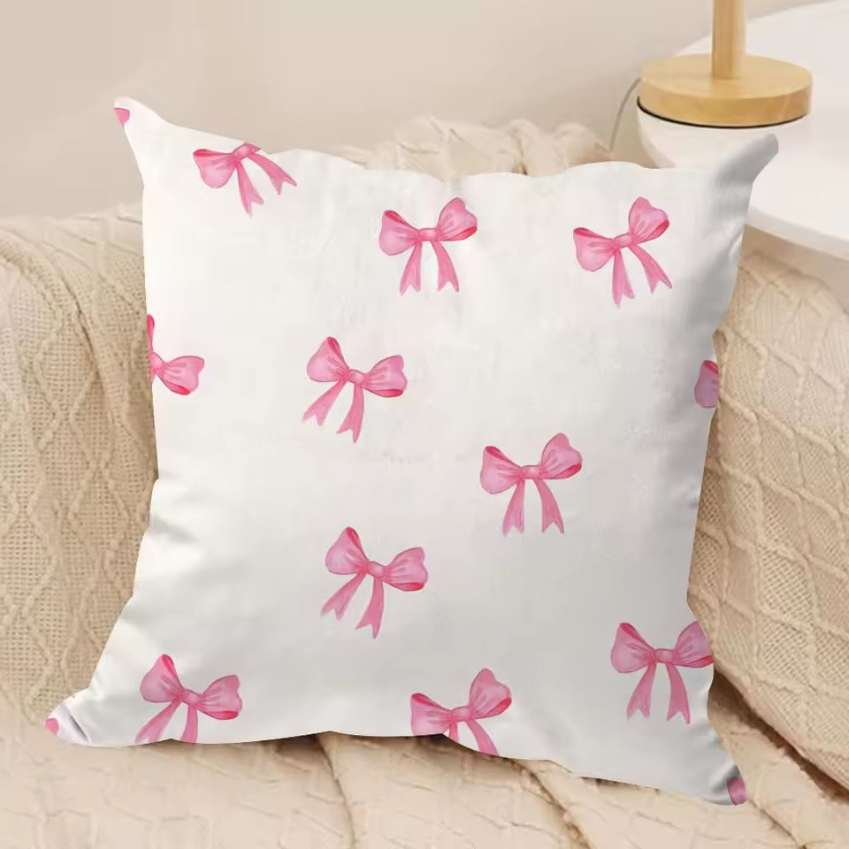 Cherry Blossom Bow Cushion Cover - Design 7