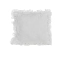 White lace ruffle square pillow