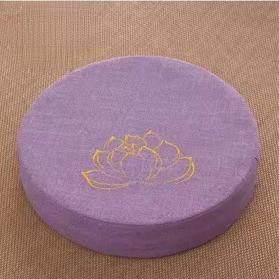 Linen Meditation Cushion - Mauve