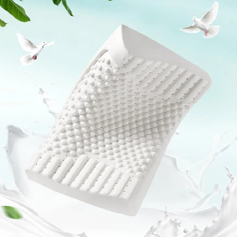 Close-up of massage-surface latex with egg-crate ridges