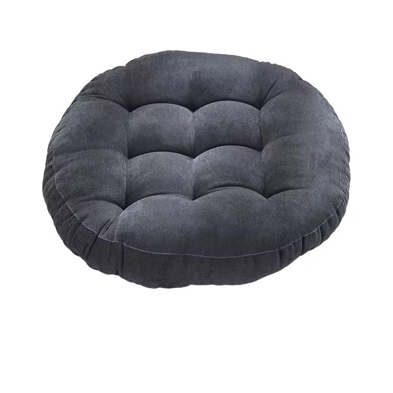 Round Meditation Floor Pillow - Charcoal
