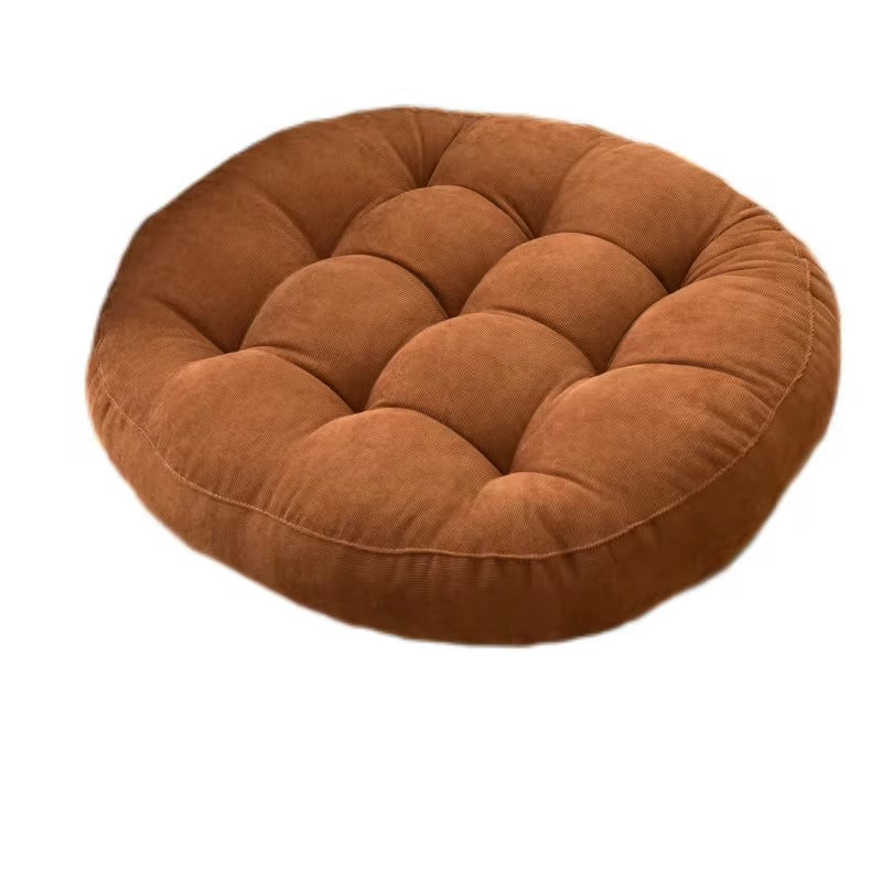 Round Meditation Floor Pillow - Coffee
