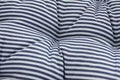 Thick Tufted Ticking Stripe Floor Cushion - Stripe Blue